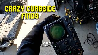 Last Curbside Scrap Run of 2026 - Many Surprises!  Cool Items Found.