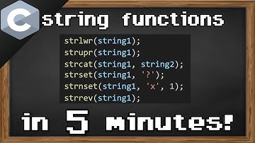 C string functions 🔠