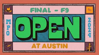 2024 The Open at Austin | MPO FINALF9 | Anttila, Buhr, Orum, Anderson | Jomez Disc Golf