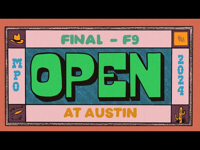 2024 The Open at Austin | MPO FINALF9 | Anttila, Buhr, Orum, Anderson | Jomez Disc Golf class=