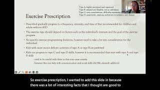 autism presentation - EXS 486