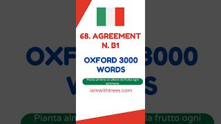 68. AGREEMENT n. B1 Meaning in Italian | Oxford 3000 Words | Spoken English by Biddrup Mallick
