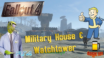 Fallout 4 Perfect Settlements - Military House & Watchtower