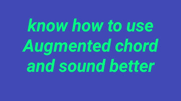 Augmented chord/passing chords how to use augi chord in gospel/augmanted chord piano tutorial