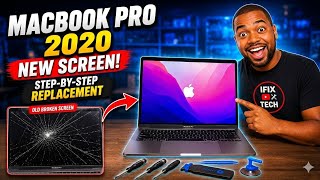 Apple MacBook Pro 2020 Screen Replacement - Broken LCD