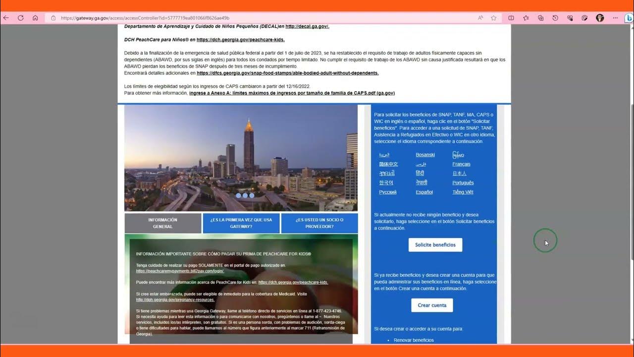 Tutorial Como Navegar tu Cuenta de Gateway (Beneficios) YouTube
