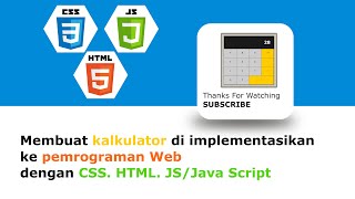 Tutorial Pemula Membuat Kalkulator berbasis web testing dan tambahan program JS/java Script
