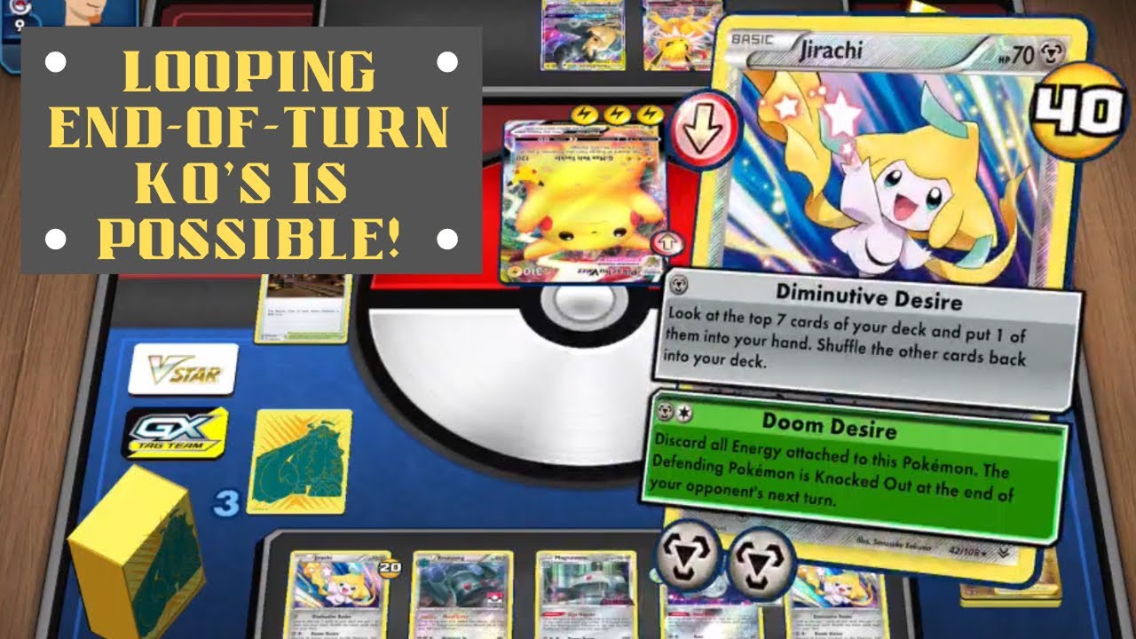 PTCGO Expanded: Old School Jirachi Meme Deck!