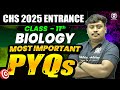 CHS 2025 Entrance Exam Biology - Most important PYQs | Class 11th  | Exam Special Revision
