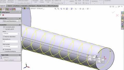 Solidworks Tutorial for DCG Students - making a thread