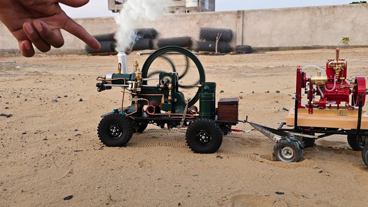 Diesel Engine 16cc Made Truck  |  American made truck diesel engine #diy #EngineDiy 