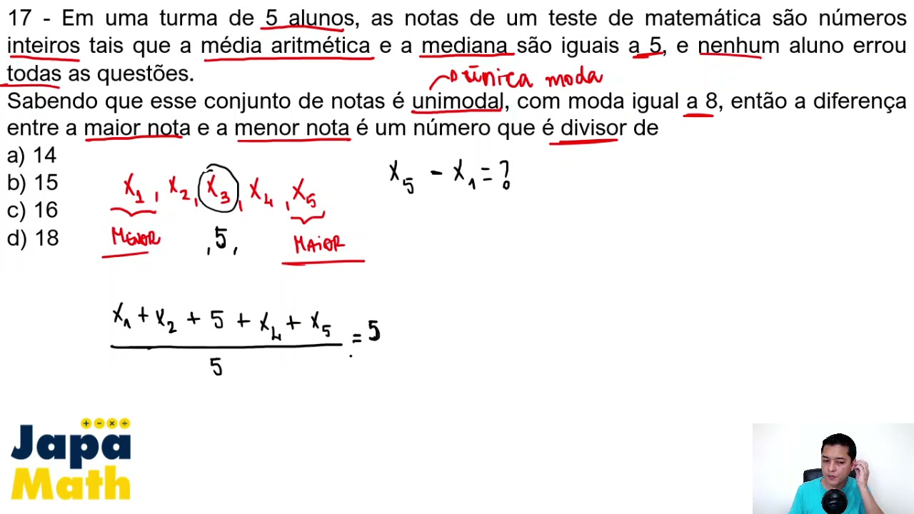 Prova AFA Resolvida(2018 - 2019) - Matemática - Questão 17 - YouTube