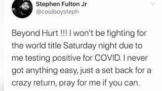 Stephen  Fulton vs Angelo Leo Is not happening another fighter to step in for Stephen