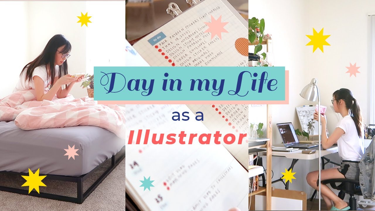  Update  A Day in the Life of a Self Employed Illustrator ☀ STUDIO VLOG 31 ☀