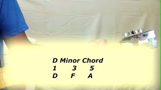 D ????? ????? ????? / D Minor Guitar Chord - Beginner Guitar Tutorial - L 7.2.6