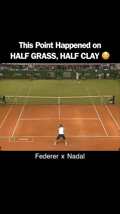 Tennis on a Split Court?! Federer x Nadal Like Never Before 🎾