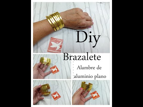 DIY. Flat wire bracelet. Easy