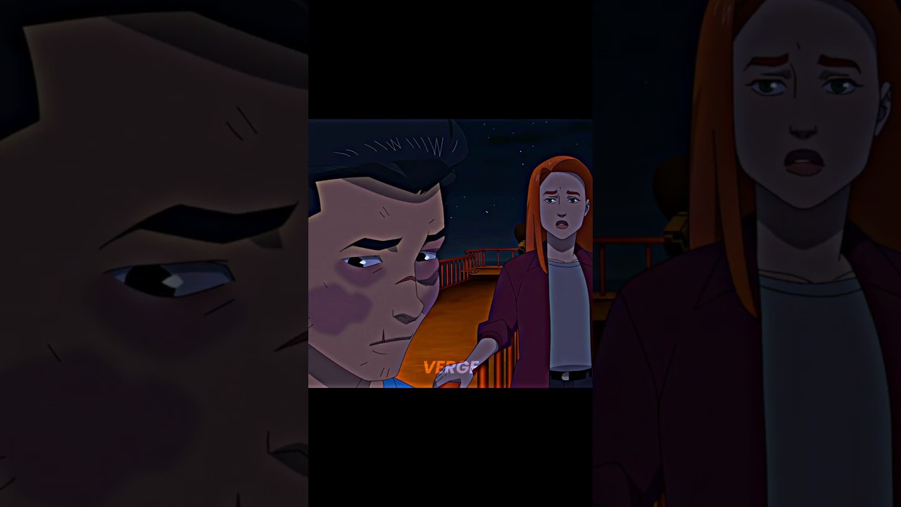 Mark confesses his feelings to Eve 🥺❤️ || Invincible || Feel it - d4vd #invincible #edit #trending