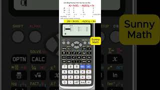 99% hs chưa biết cân bằng Hoá học theo Casio 580 ra kết quả nhanh| Phần 2.1 #toanthayhuy #sunnymath
