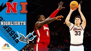 HIGHLIGHTS: Nebraska vs. Illinois | Big Ten Men's Basketball Tournament | 3/16/2024 | NBC Sports