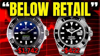 Rolex Market Crash- 5 Rolex Below Their Retail Price