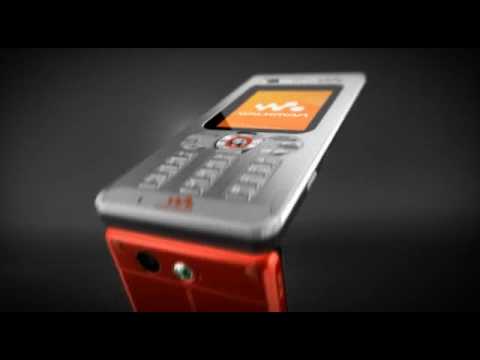 Sony Ericsson W880i Walkman Mobile phone menu browse, ringtones