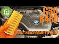 BMW Engine oil service G30 B46D 2019 - 2022  Complete Guide With Oil Reset