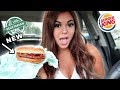 Trying Burger Kings NEW MEATLESS Burger!! IMPOSSIBLE BURGER