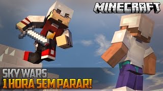 Minecraft: 1HORA PANCADARIA!  SKY WARS ‹ AMENIC ›