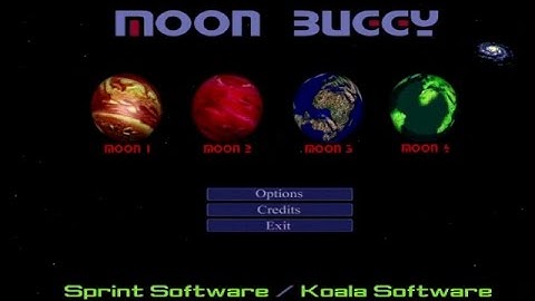 Obscure Games - Moon Buggy