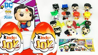 Новый Киндер Джой ФАНКО DC 2023 Полная Коллекция (все 14) Kinder Joy Funko DC Comics 2023 full set