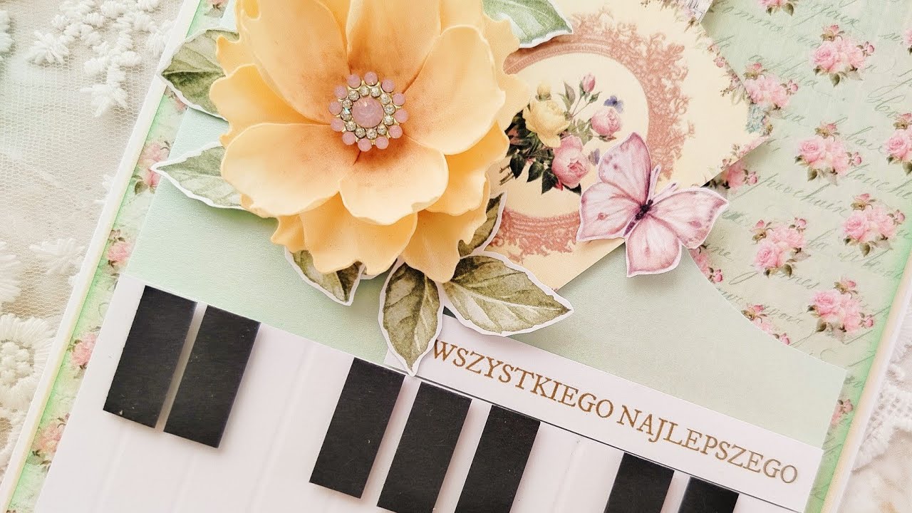 Tutorial na kartkę z fortepianem🎹