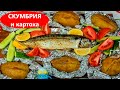 Самый простой способ запечь СКУМБРИЮ в духовке! СКУМБРИЯ и ЗАПЕЧЁННАЯ КАРТОХА | ВЫСОКАЯ нет КУХНЯ