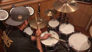 Video thumbnail of "Mi Deseo (Los Bukis) drum cover, Roberto Guadarrama II"