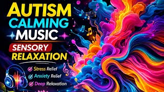 Autism sensory calming music🌿Hypnotic Color Flow 🌈 | Satisfying Abstract Liquid Animation  screenshot 5