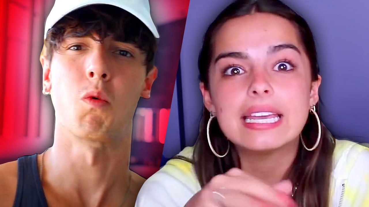 Addison Rae REACTS to Bryce Hall CHEATING rumors at his 21st birthday party! Drama explained