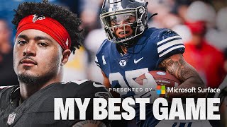 Tyler Allgeier ties BYU school record for most touchdowns in a game | My Best Game | Atlanta Falcons