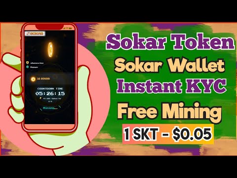 Sokar Token new free mining app+wallet 2023 | Instant KYC processing | Limited supply of the SkT