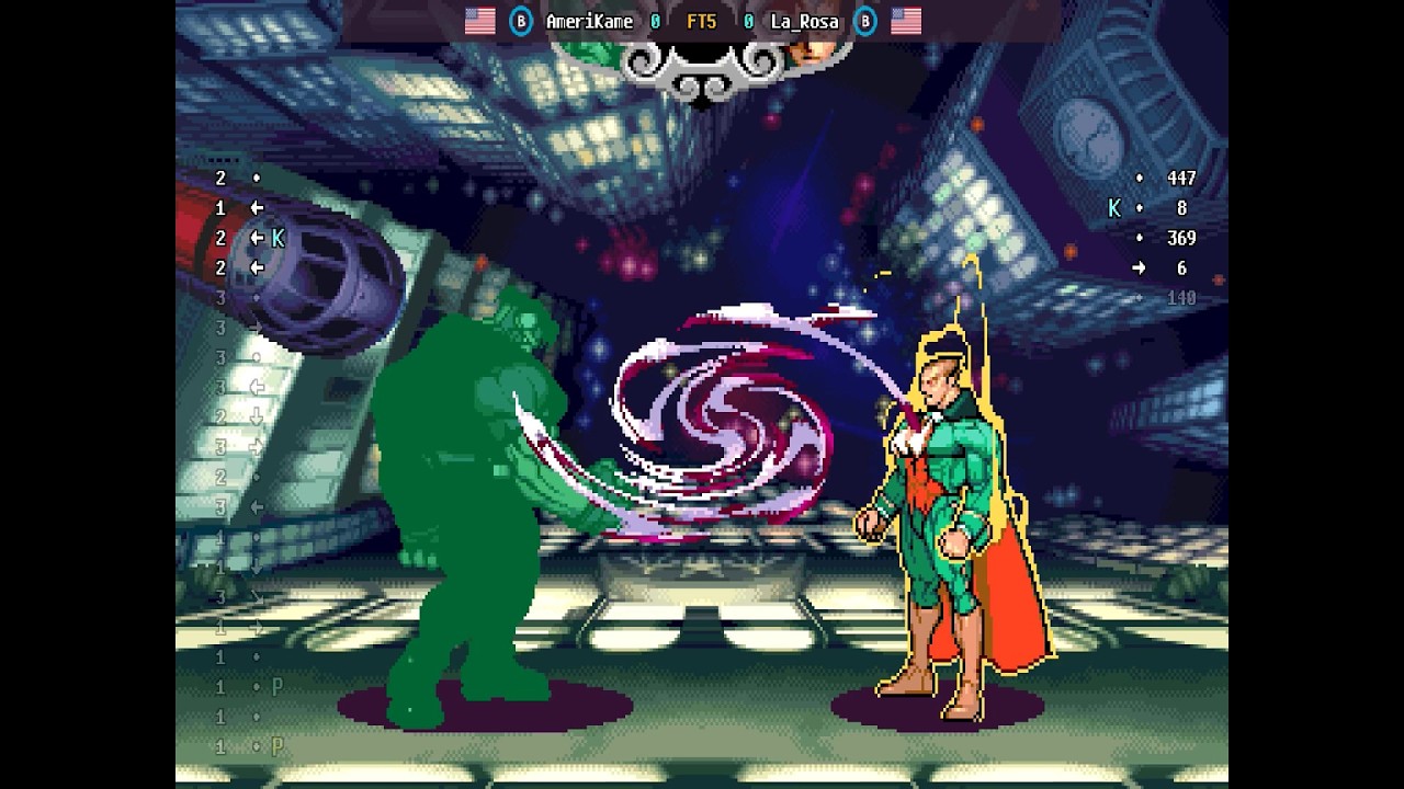 Vampire Savior - 🇺🇸 AmeriKame(B) vs 🇺🇸 La_Rosa(B) | Fightcade
