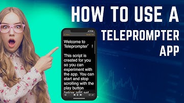 Your First Video with a TELEPROMPTER! 🎥