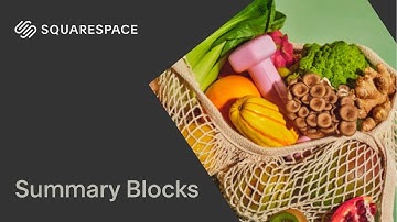 How to Use Summary Blocks | Squarespace 7.1 Tutorial (Classic Editor)