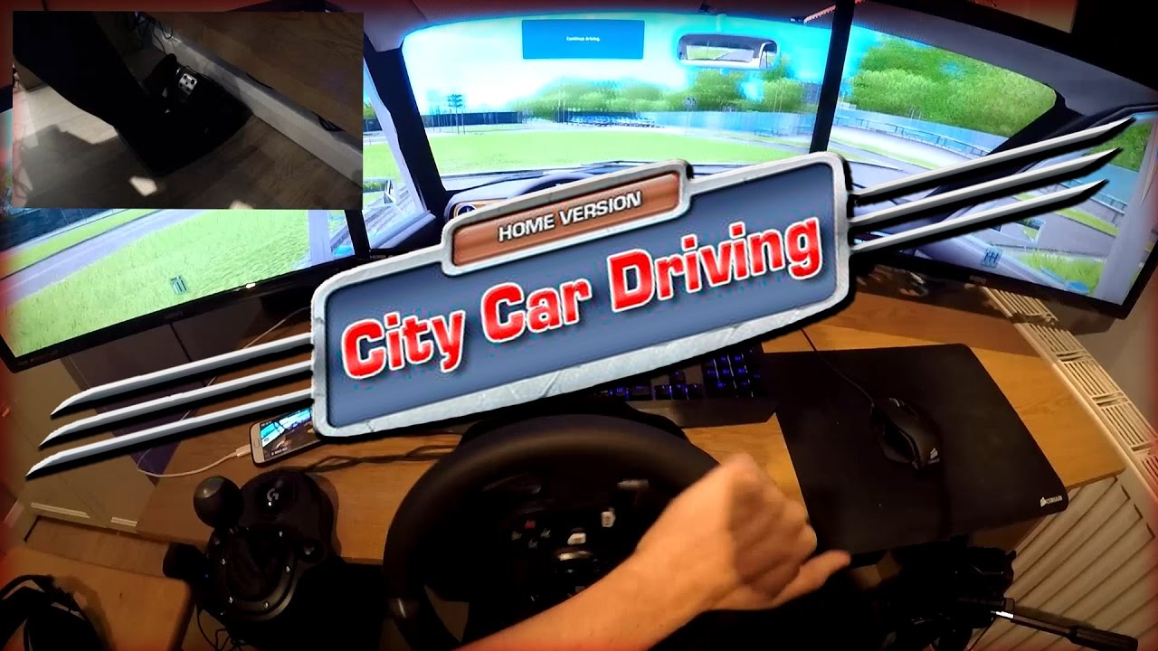 PC] City Car Driving Simulator With Steering Wheel 