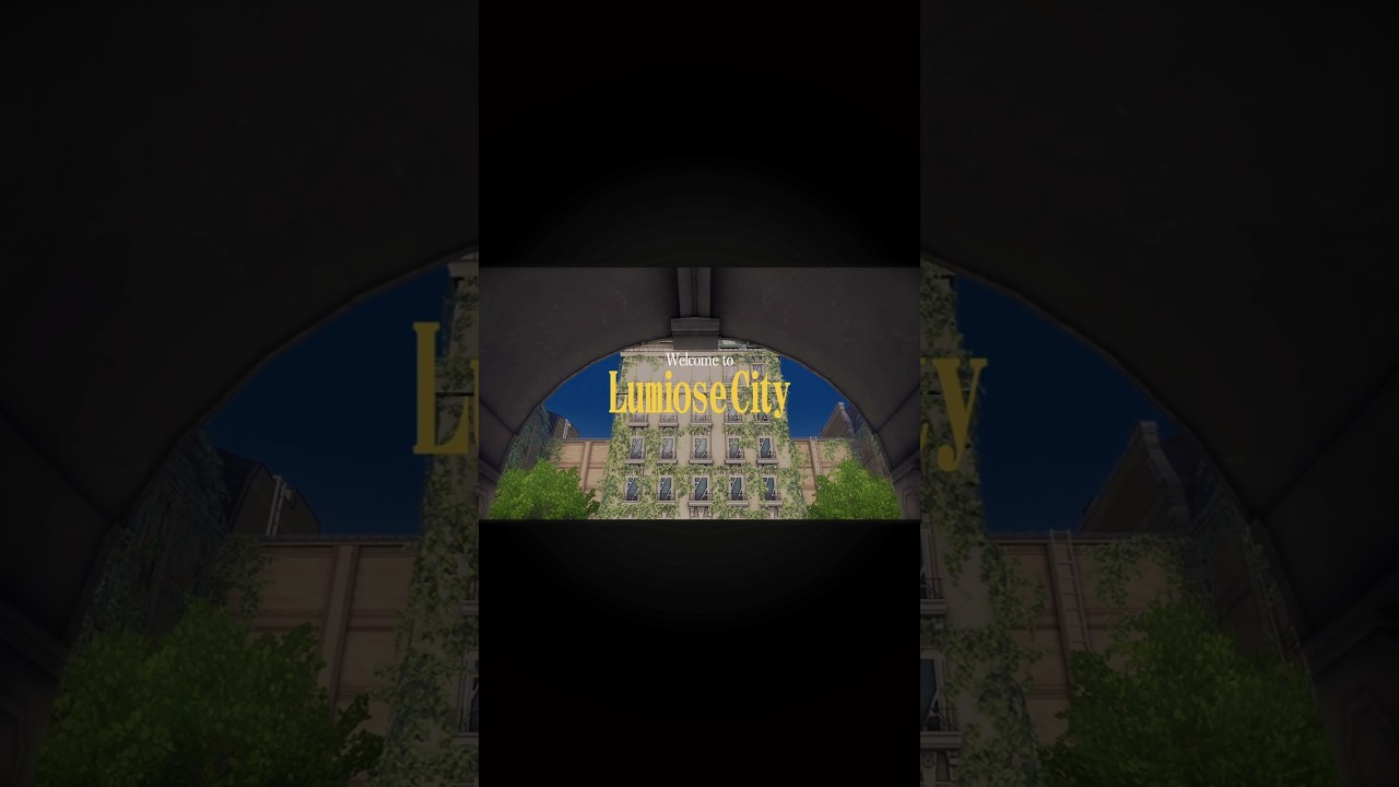 welcome to lumiose city #ポケモン #pokemon #shorts sh