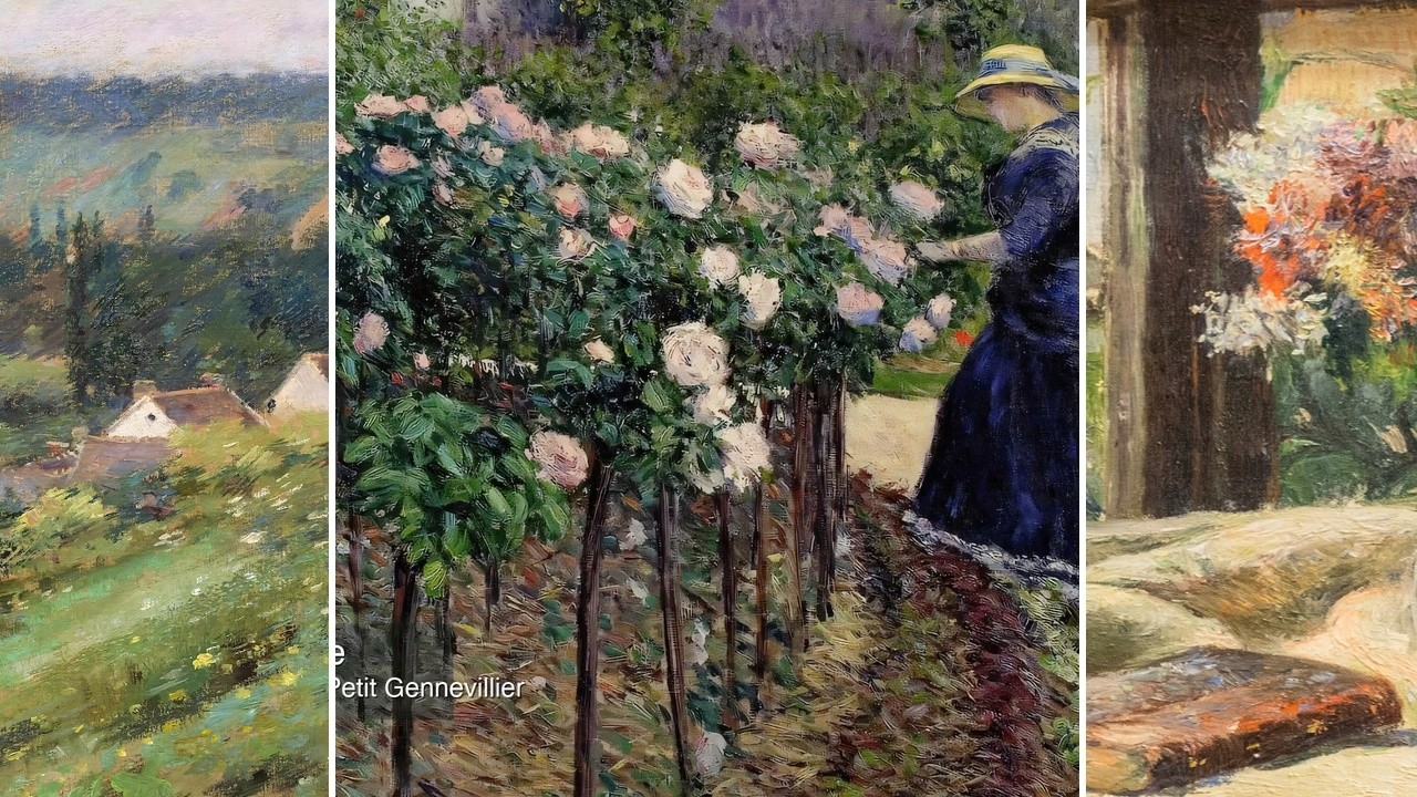Impressionist Art TV — Silent Art Gallery · September 6 Morning | Roses in the Garden… & others