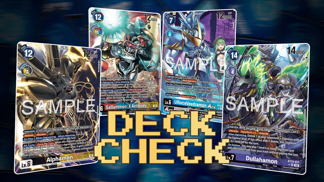 Проверка колоды | Gallantmon, UlforceVeedramon, CS, Ghosts | BT23 | Карточная игра Digimon