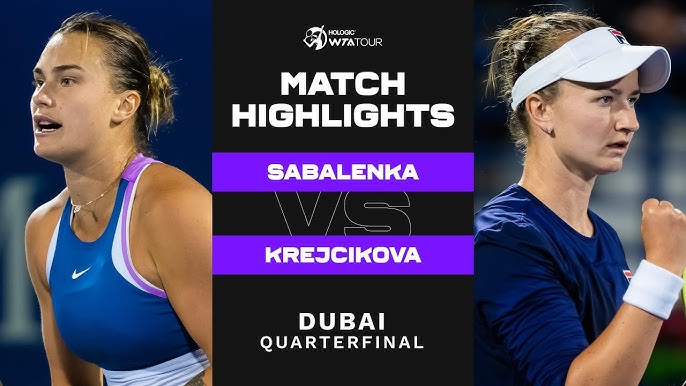 Week in Review: Krejcikova scores straight A's with win in Dubai