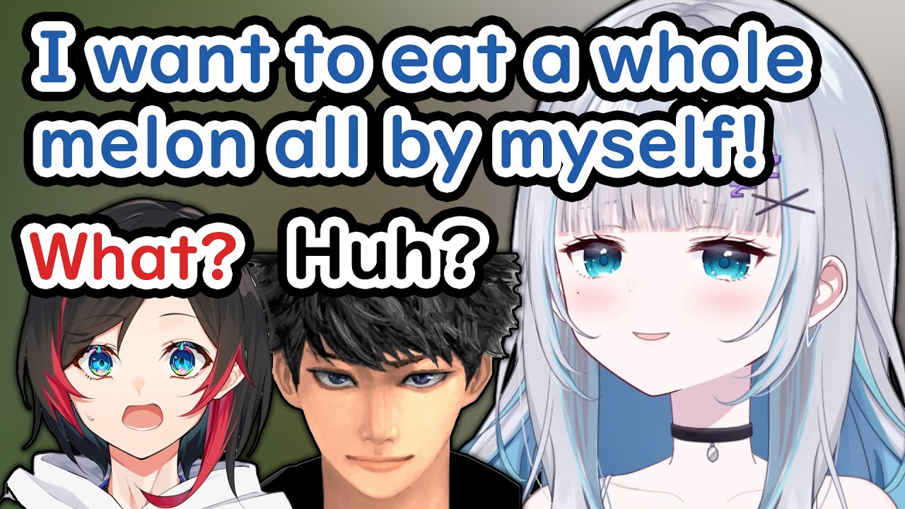 Sumire, Uruca And Haseshin Vs The Cucumber-Tasting Melon【VSPO!】