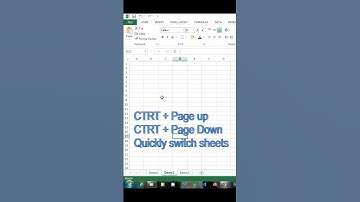 Excel Shortcut: The BEST Way to Switch Sheets in Seconds! [2024] #excel #msexcel #shorts #viralvideo