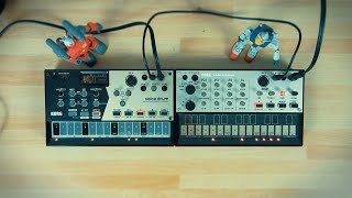 DUB TECHNO JAM with KORG VOLCA DRUM and VOLCA KEYS