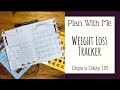 Plan With Me | Weight Loss Tracker / Couch to 5k 💜 Oops a Daisy UK